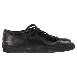 Common Projects Original Achilles Sneakers in Black Leather