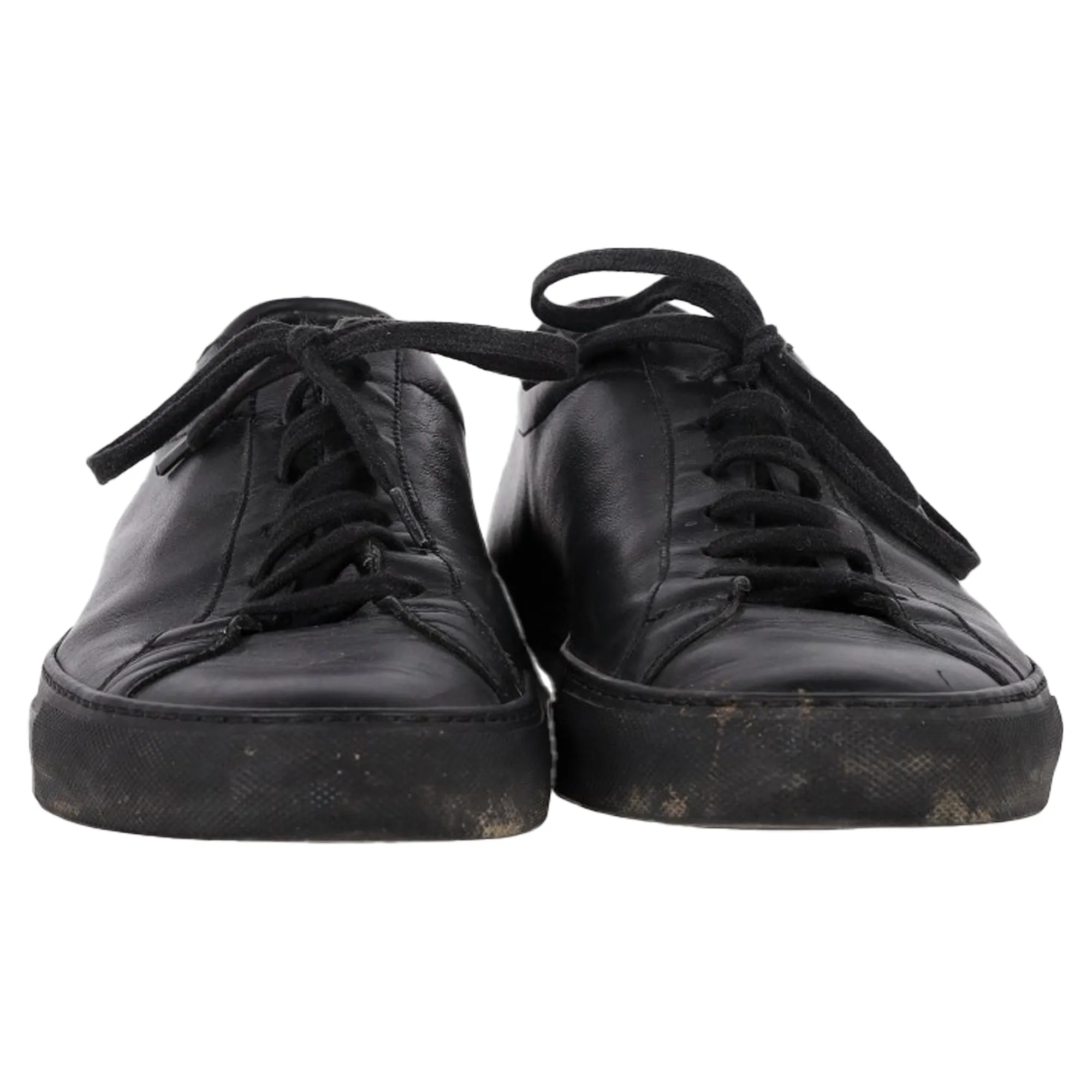 Common Projects Original Achilles Sneakers in Black Leather