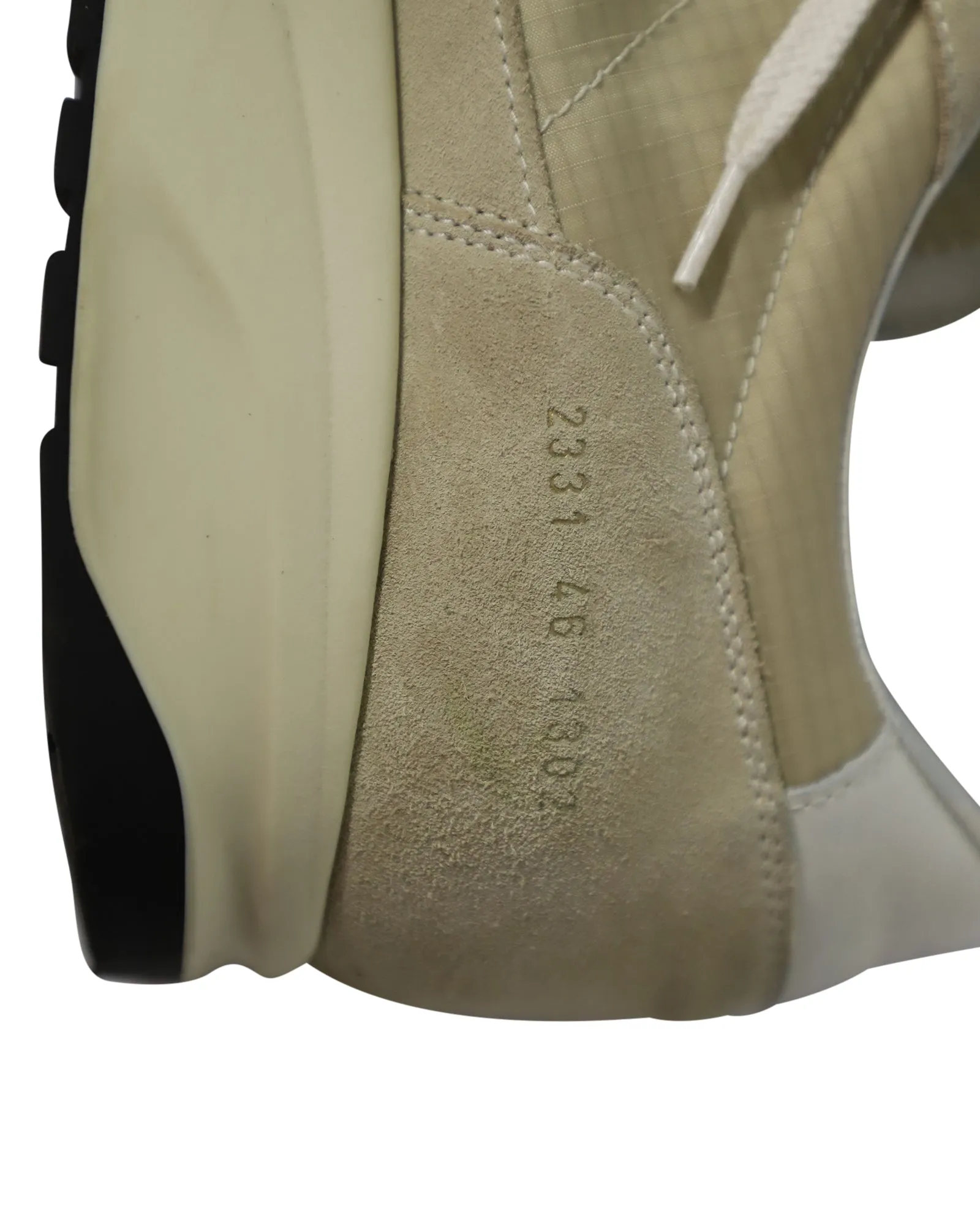 Common Projects Track 80 Sneakers in Khaki Suede