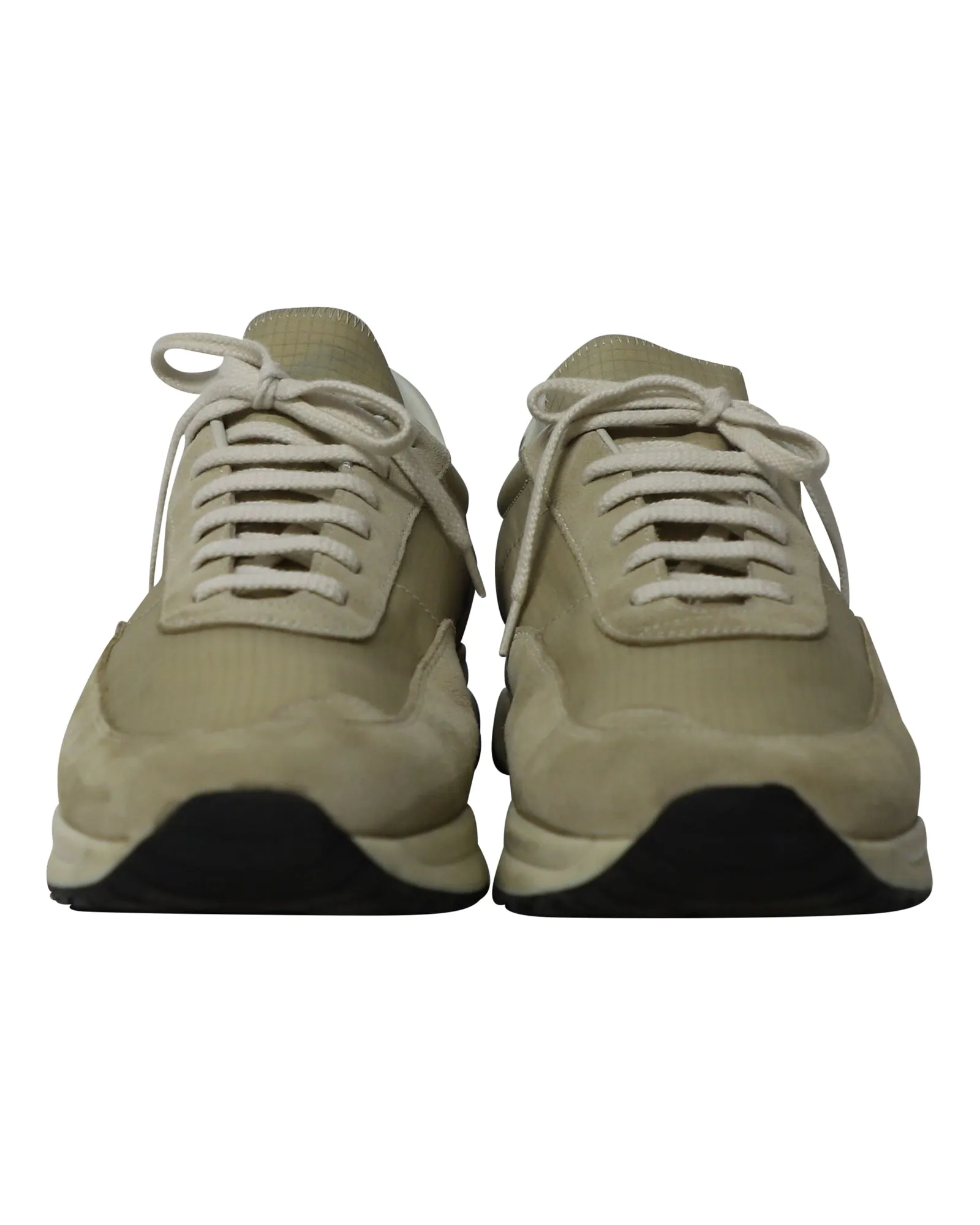 Common Projects Track 80 Sneakers in Khaki Suede