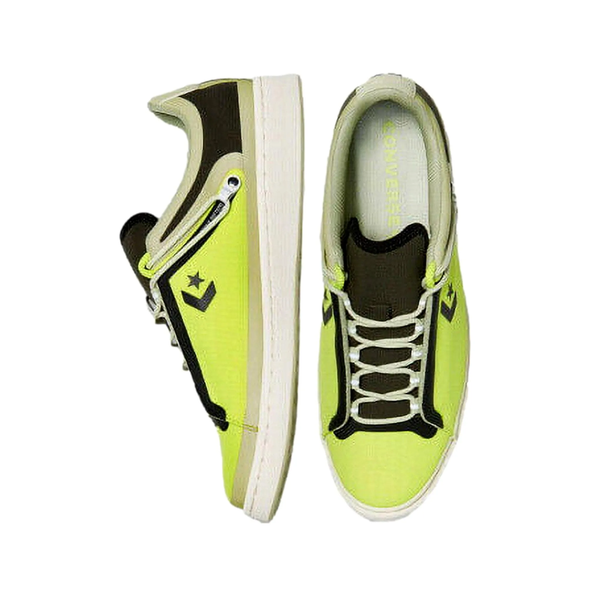 Converse Pro Leather OX Lemon Venom/Black/Egret  169523C Men's