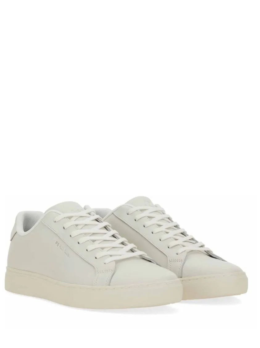 Cow Leather Sneakers With Striped Detail