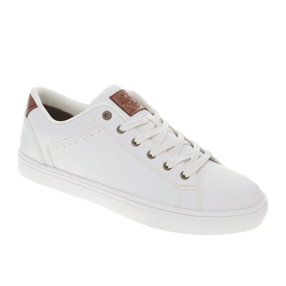 Dockers Mens Jensen Synthetic Leather Casual Lace Up Sneaker Shoe