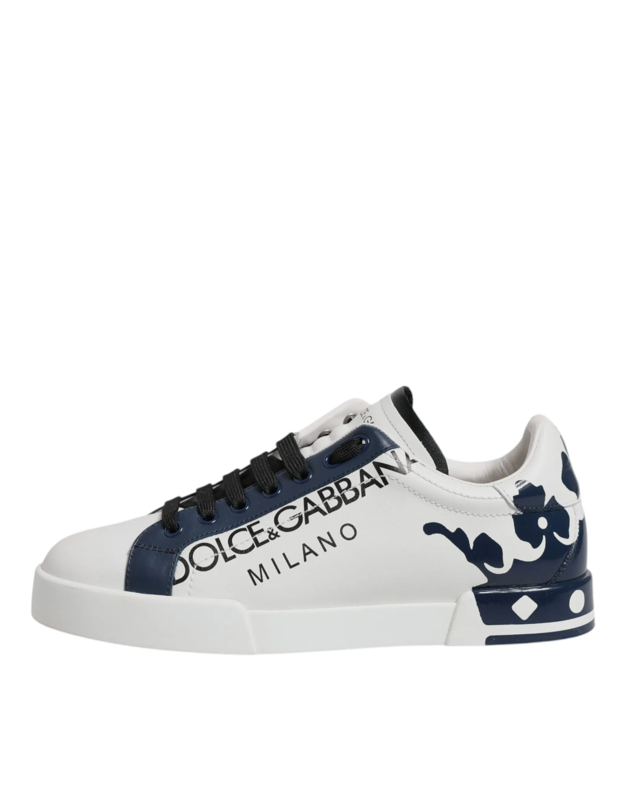 Dolce & Gabbana blue Crown Low Top Men Sneakers Men's Shoes (Pre-Owned)