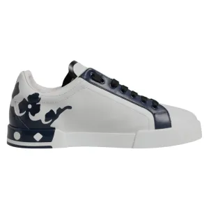 Dolce & Gabbana blue Crown Low Top Men Sneakers Men's Shoes (Pre-Owned)