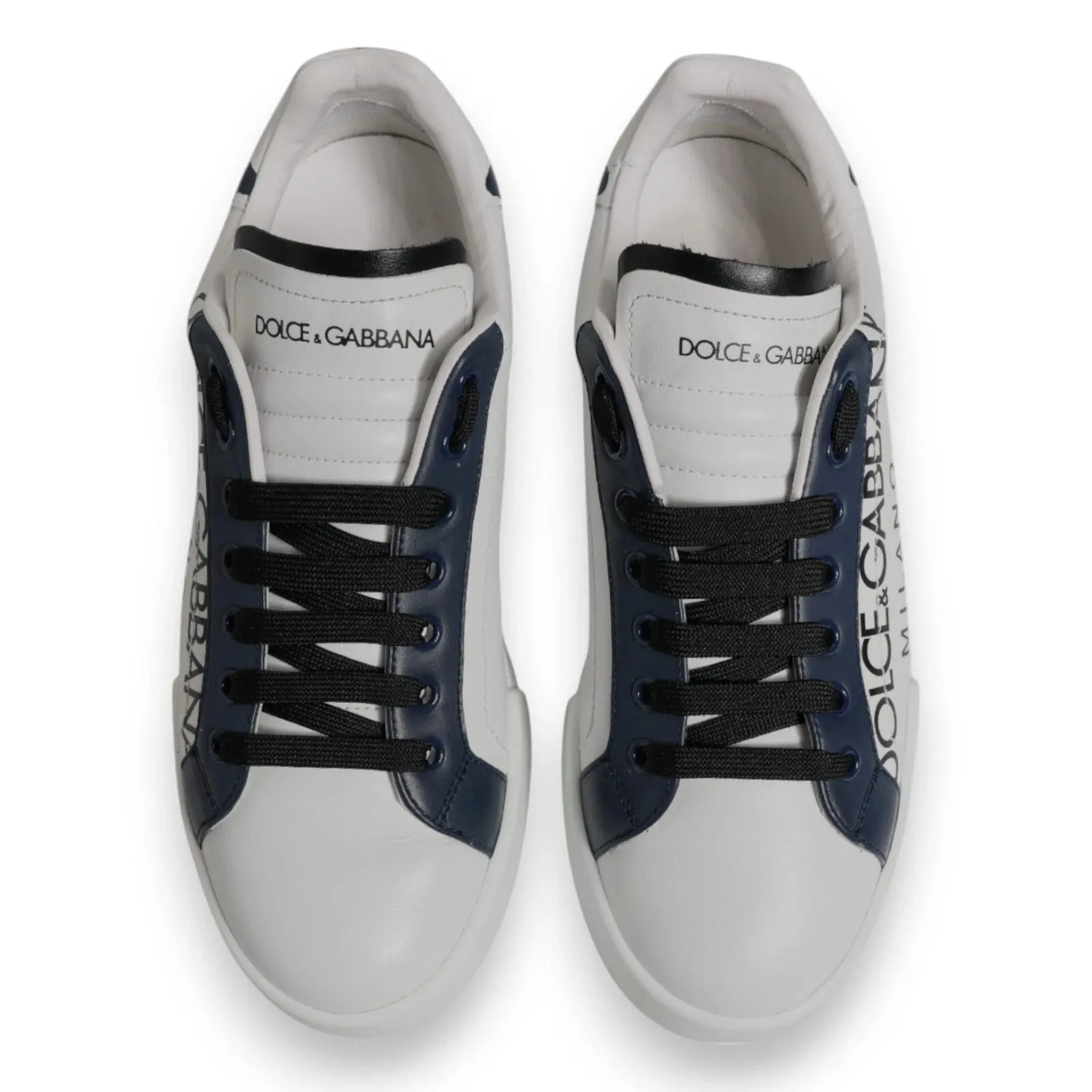 Dolce & Gabbana blue Crown Low Top Men Sneakers Men's Shoes (Pre-Owned)