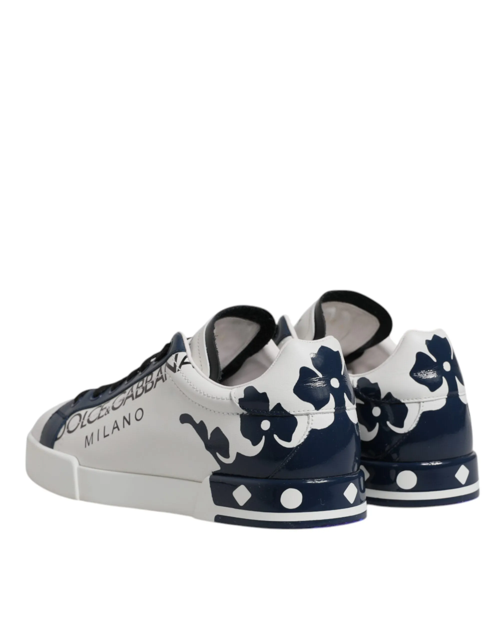 Dolce & Gabbana blue Crown Low Top Men Sneakers Men's Shoes (Pre-Owned)