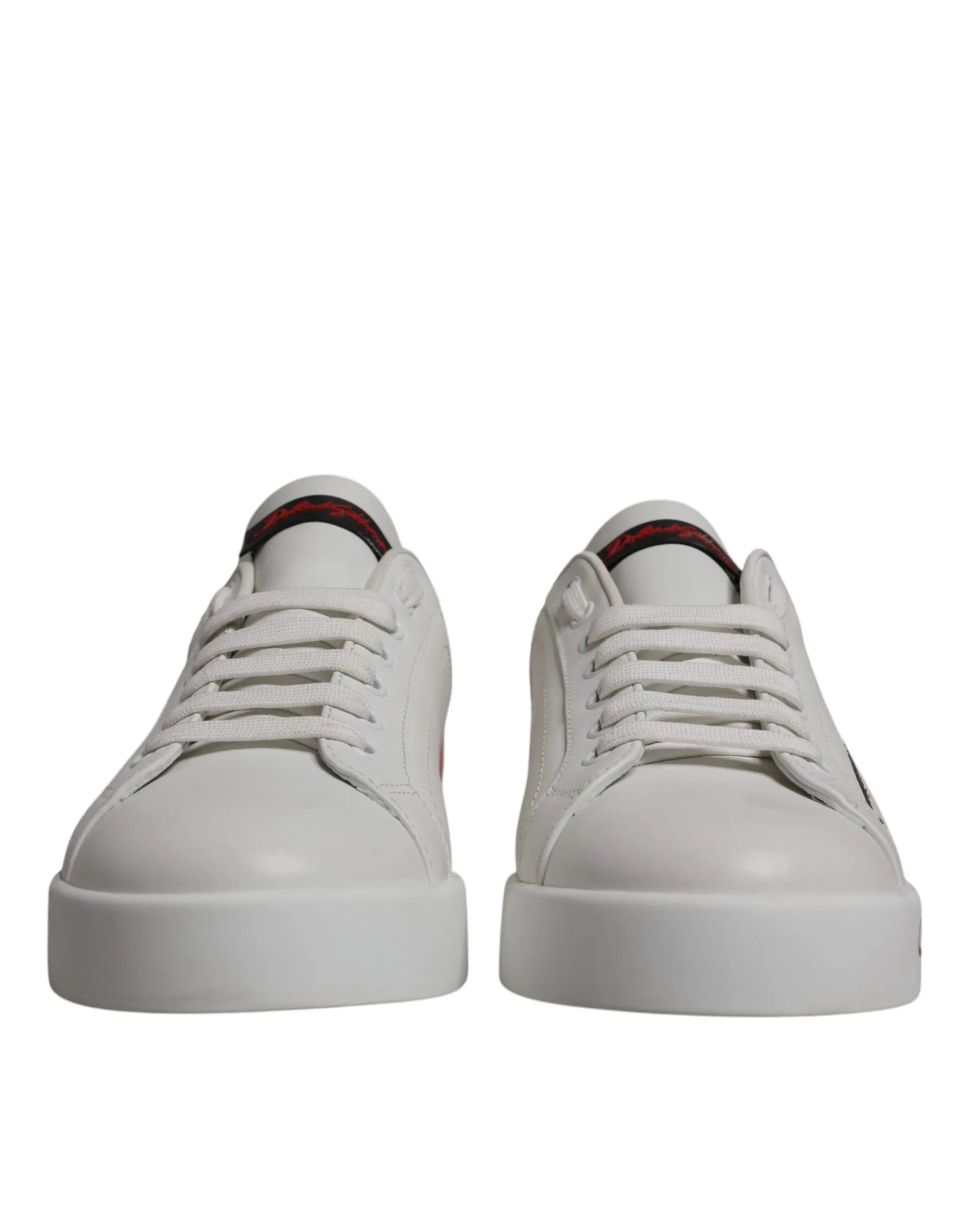 Dolce & Gabbana  Leather Logo Low Top Sneakers Men's Shoes (Pre-Owned)