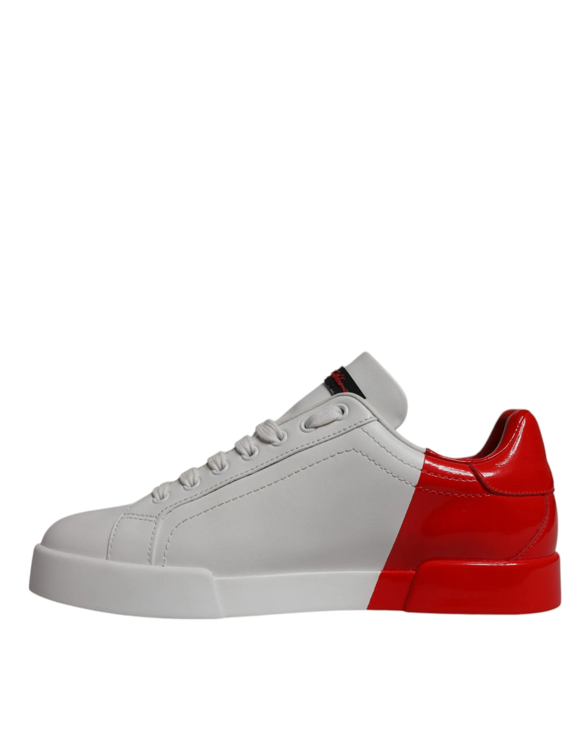 Dolce & Gabbana  Leather Logo Low Top Sneakers Men's Shoes (Pre-Owned)