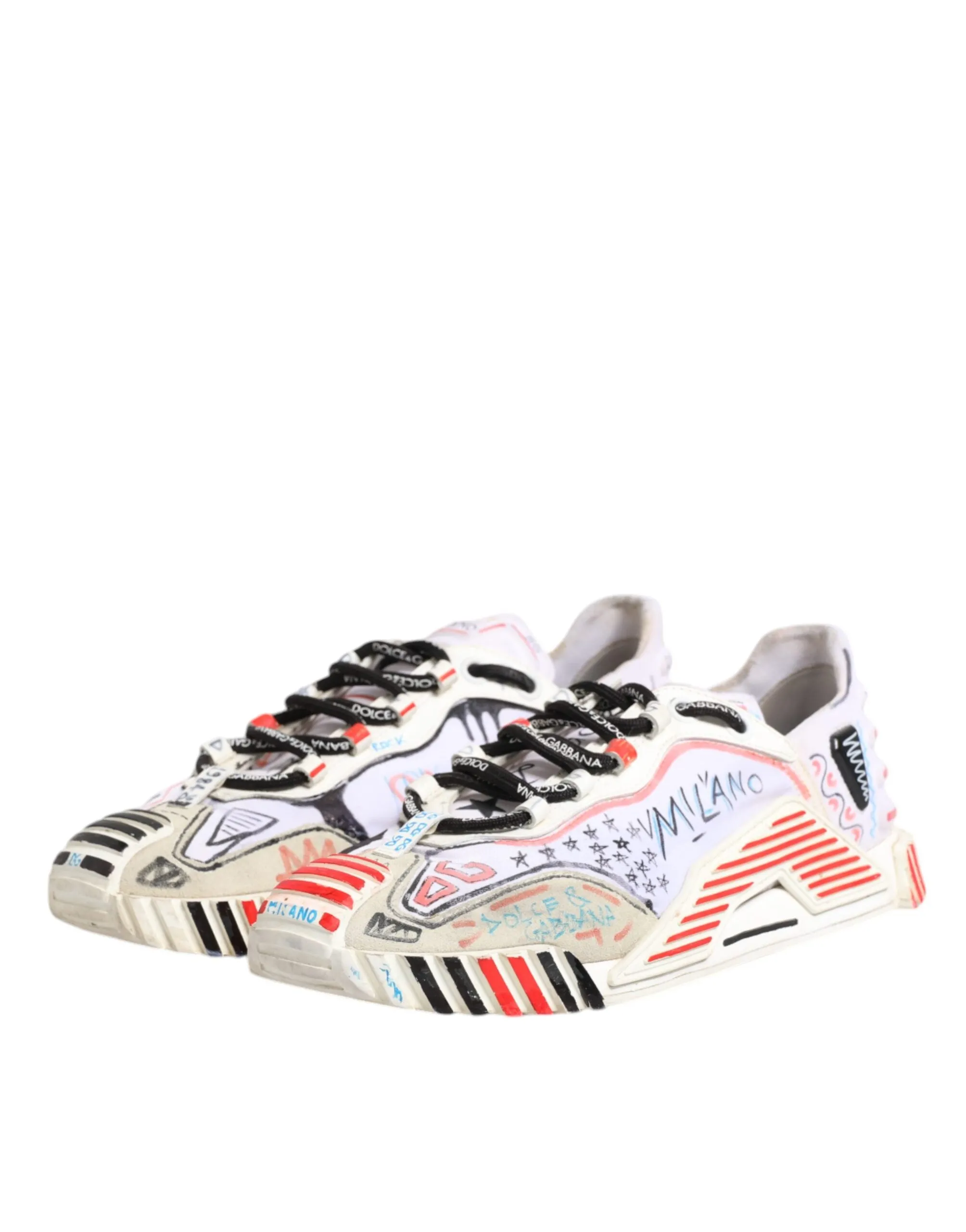 Dolce & Gabbana multi Suede Fabric NS1 Sneakers Men's Shoes (Pre-Owned)