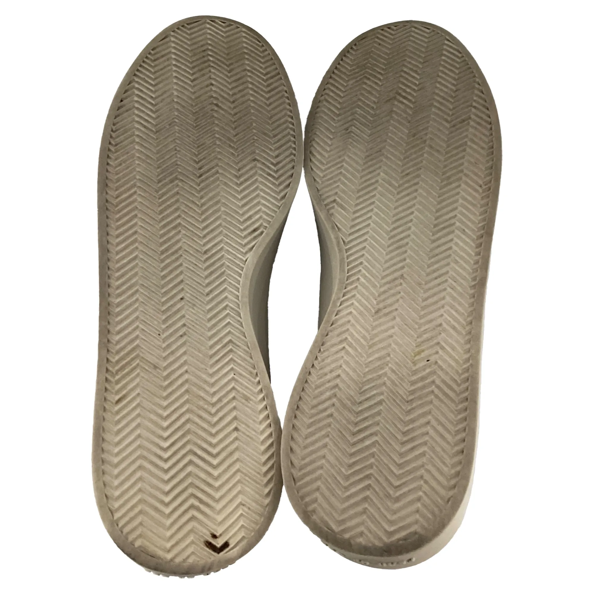 Fear of God Vintage Tennis Low Top Sneakers in Light Beige Leather