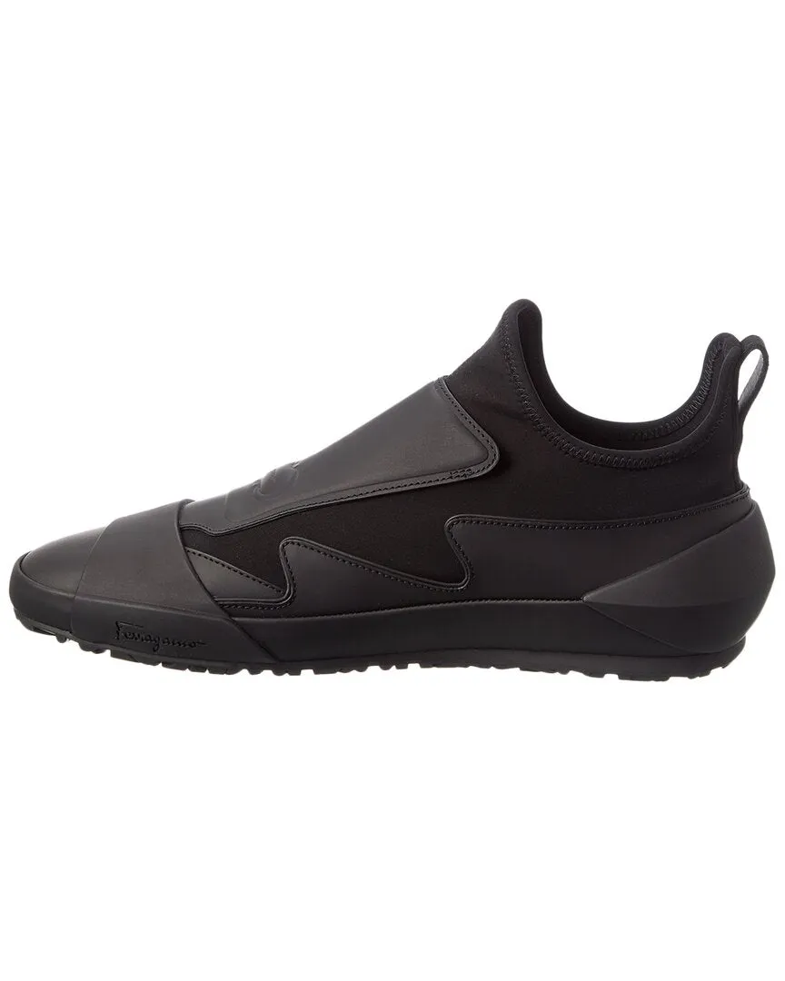 Ferragamo Nile Leather Sneaker