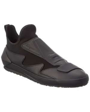 Ferragamo Nile Leather Sneaker