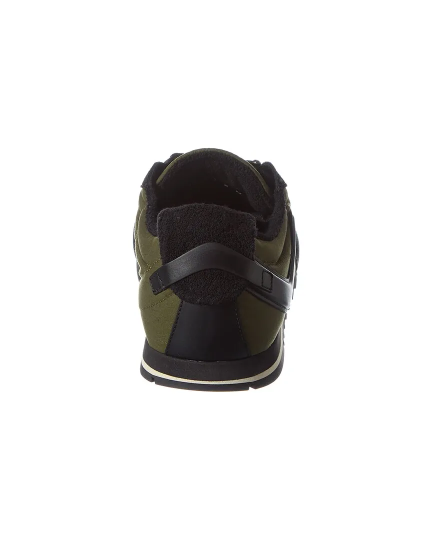 Ferragamo Resort Canvas & Suede Sneaker