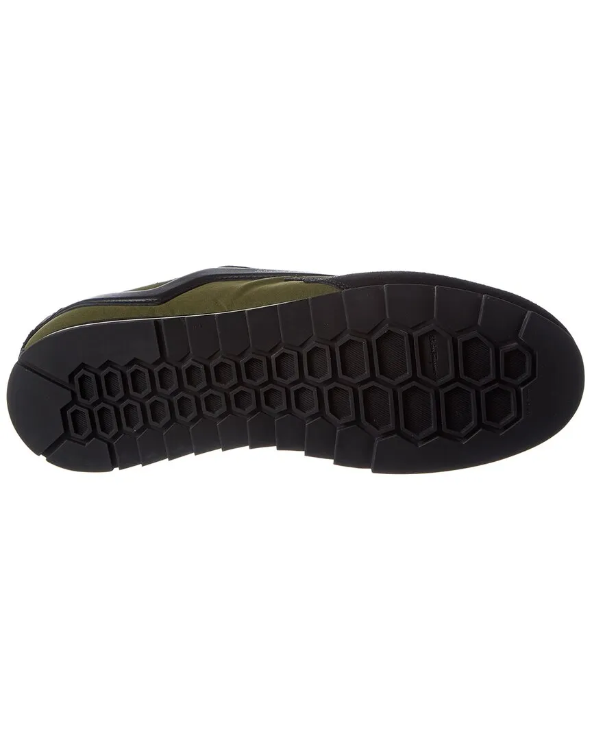 Ferragamo Resort Canvas & Suede Sneaker