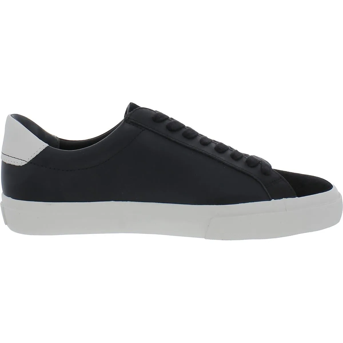 Fulton Mens Leather Low Top Casual and Fashion Sneakers