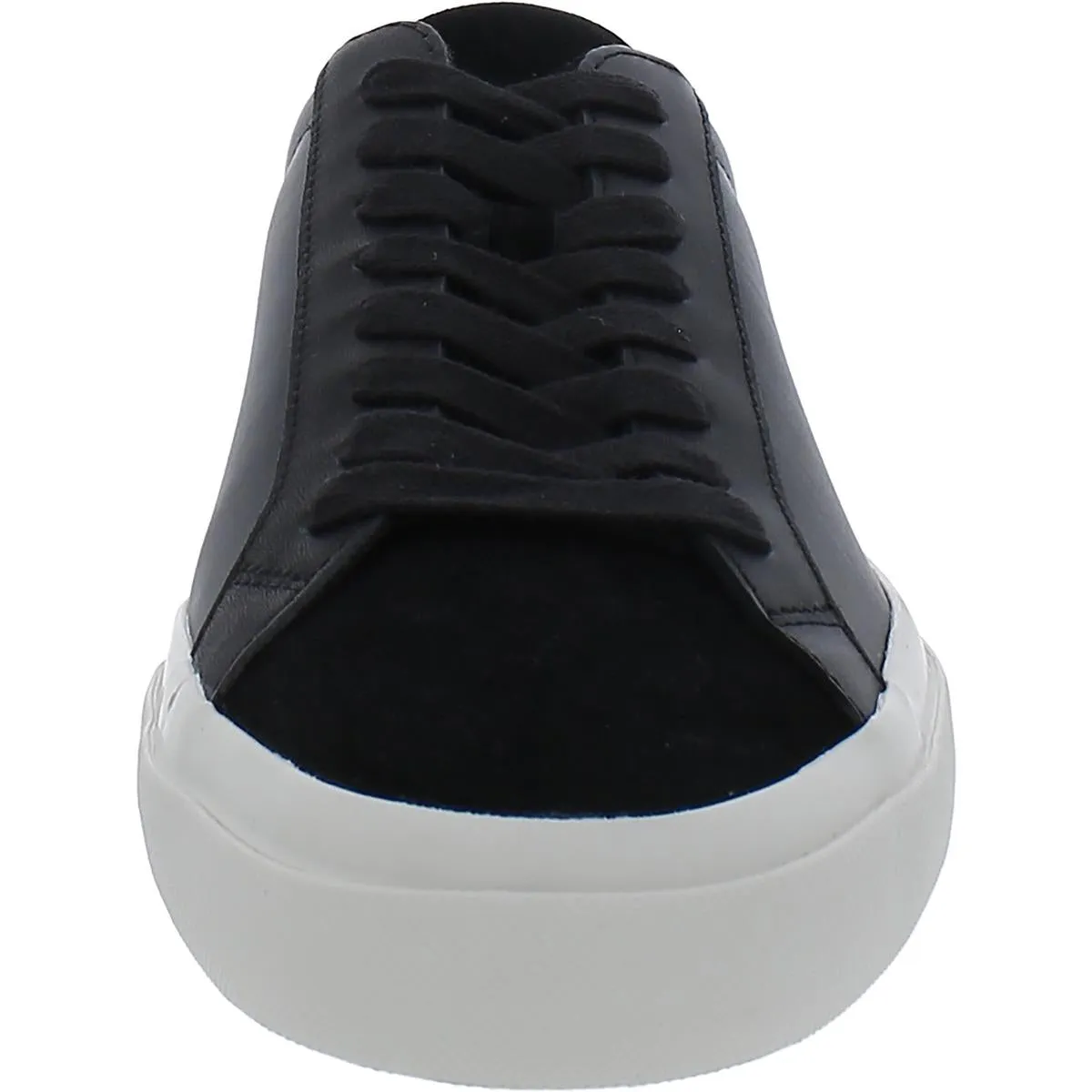 Fulton Mens Leather Low Top Casual and Fashion Sneakers