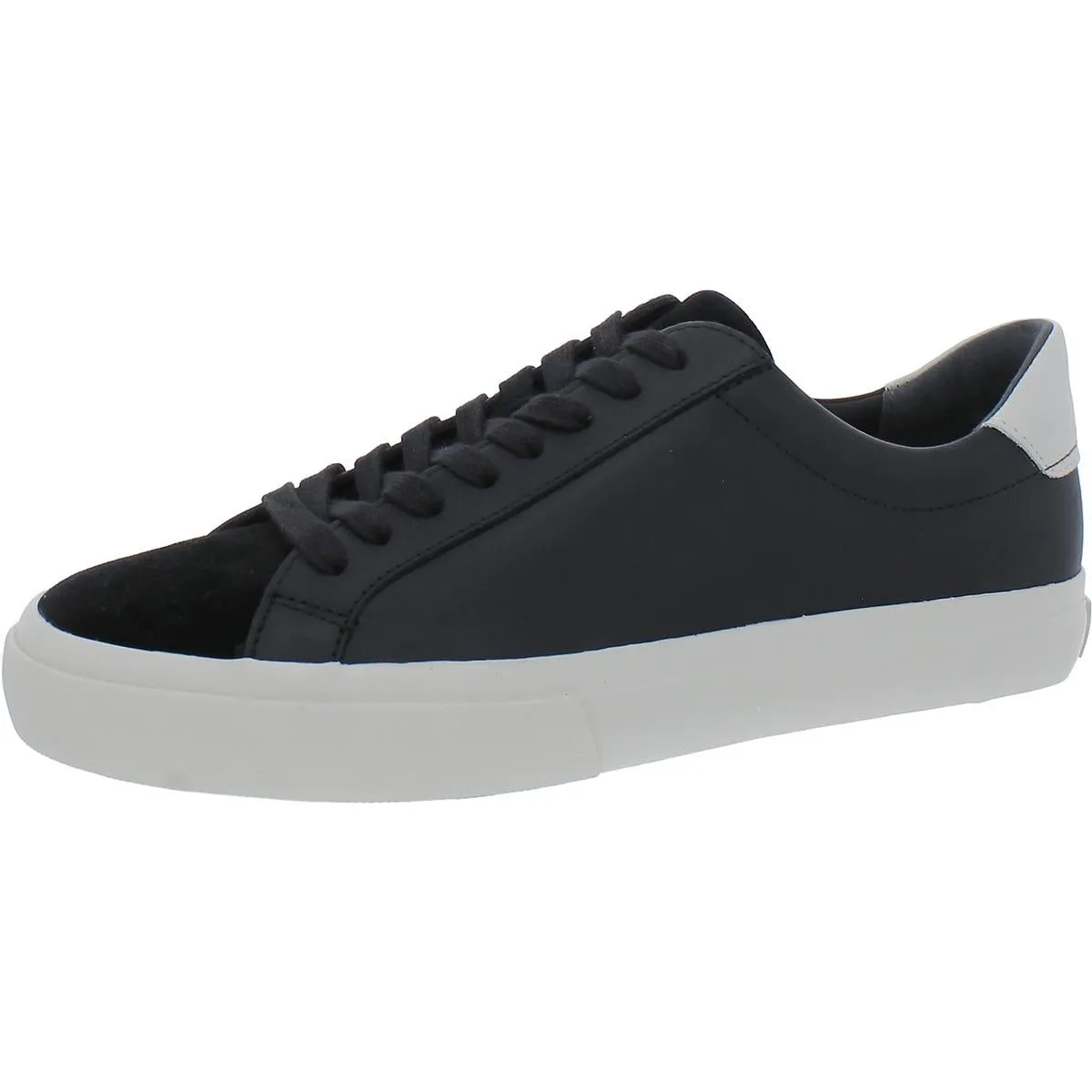 Fulton Mens Leather Low Top Casual and Fashion Sneakers