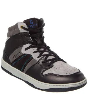 GREATS JMZ Leather High-Top Sneaker