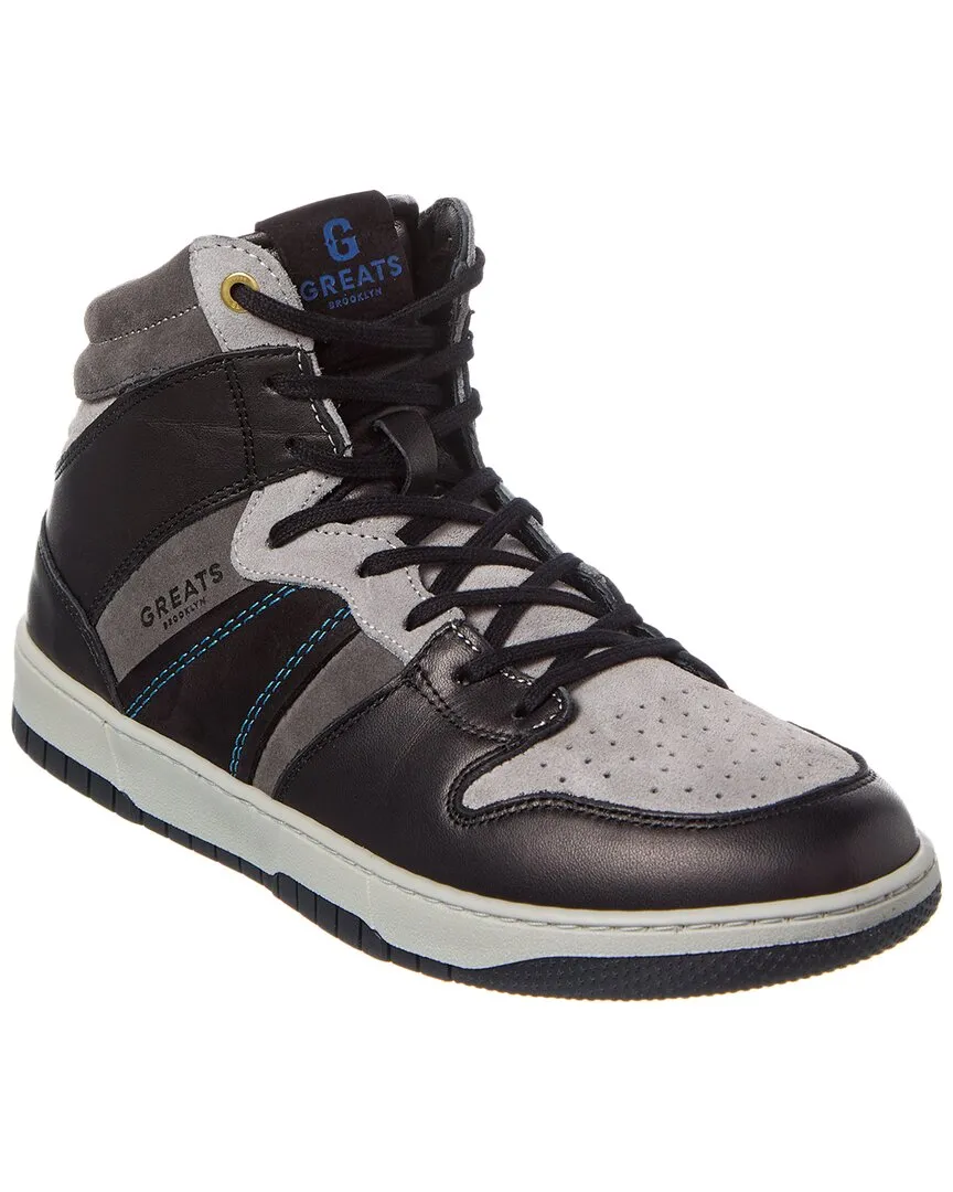 GREATS JMZ Leather High-Top Sneaker
