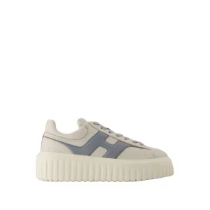 H Stripes Sneakers - Leather - Beige