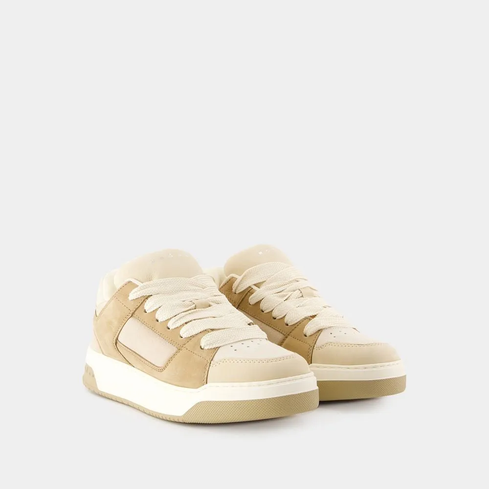 H667 Sneakers - Leather - Beige