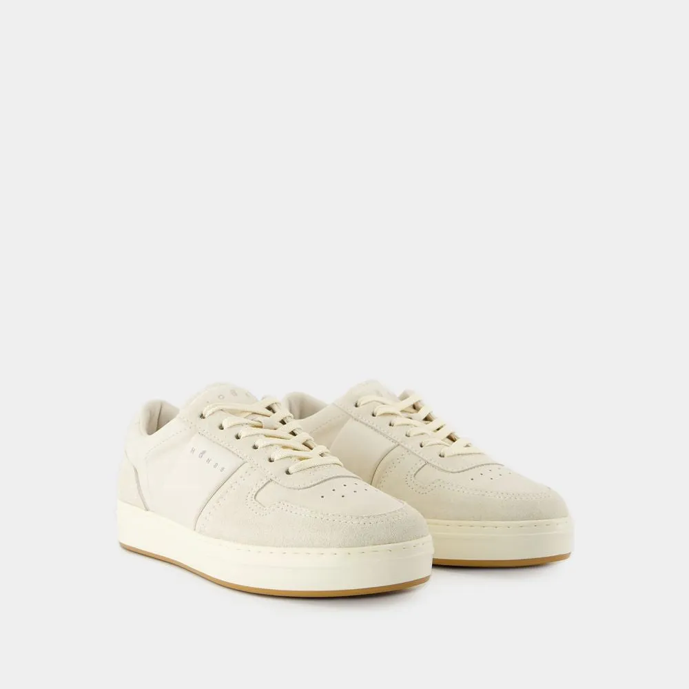 H668 Sneakers - Leather - White