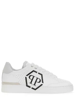 High-Quality Cow Leather Sneakers With Logo