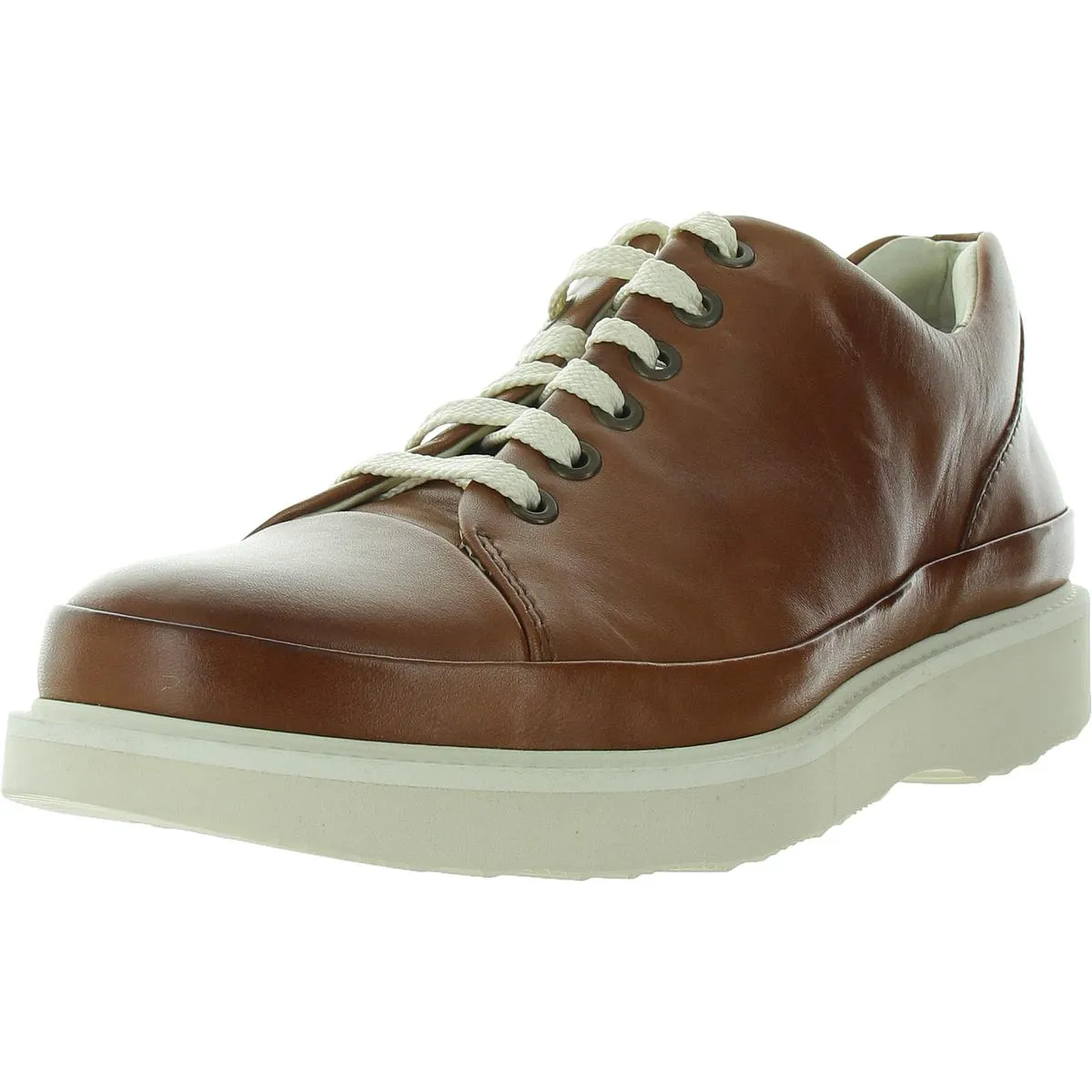 Hubbard Fast Mens Padded Insole Leather Casual And Fashion Sneakers
