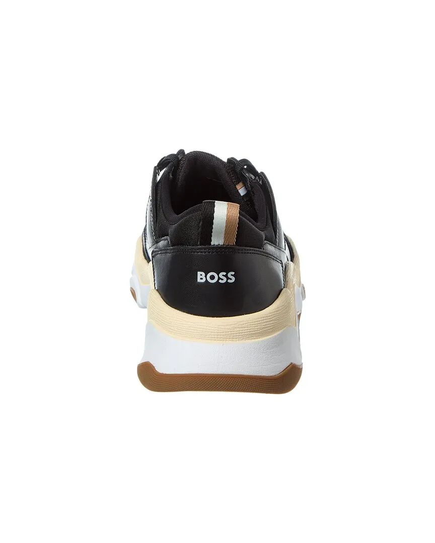 Hugo Boss Asher Leather & Mesh Sneaker