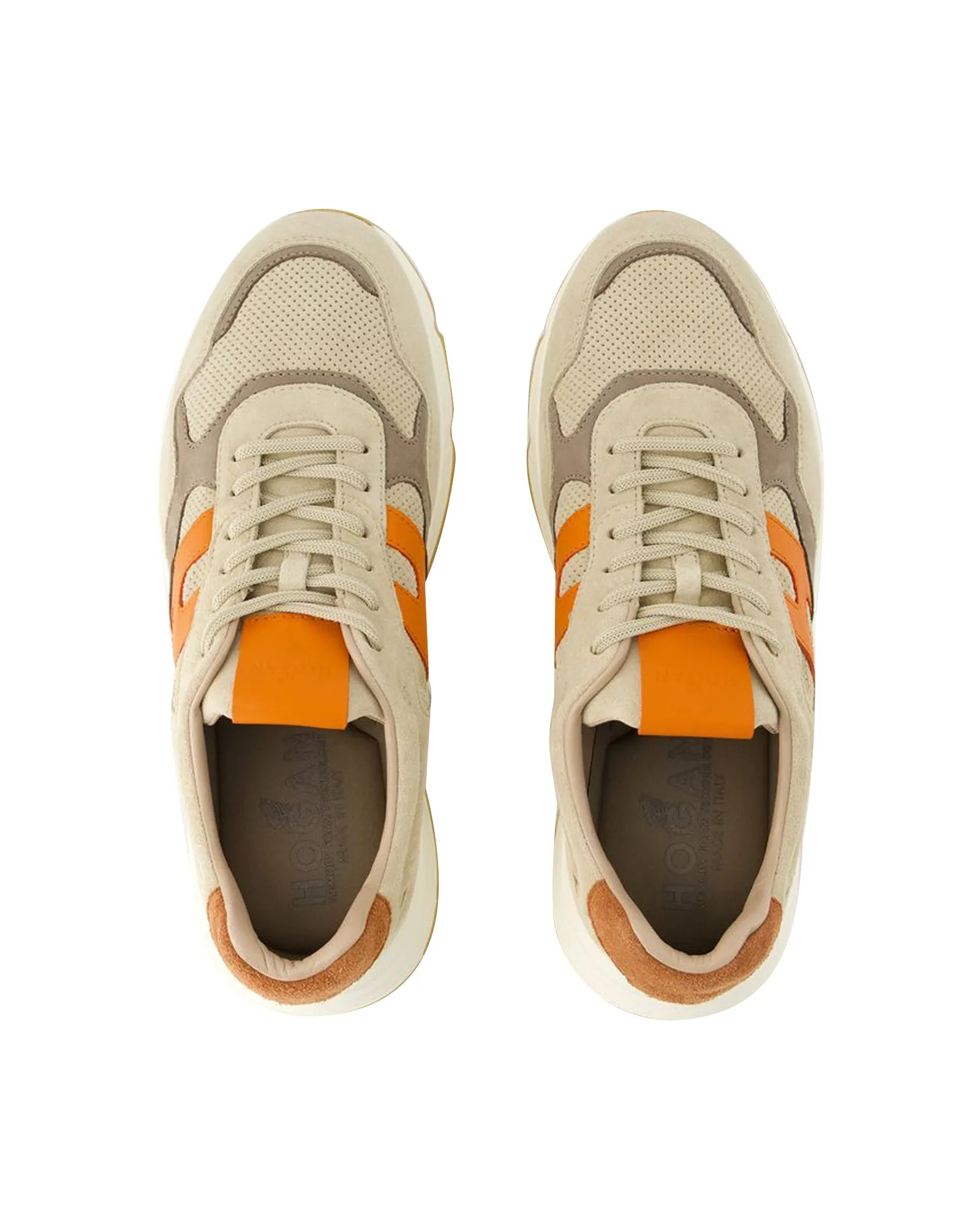 Hyperlight Sneakers - Hogan - Leather - Beige