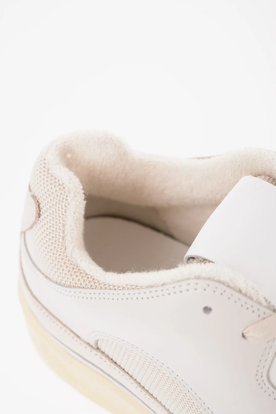 Jil Sander Lace-Up Dragon Leather Sneakers With Rubber Sole