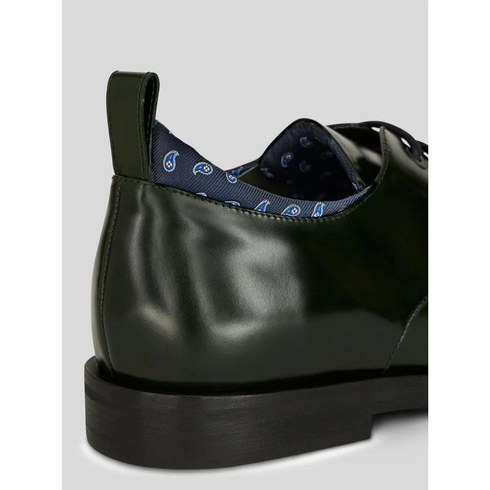 LACE-UP SHOES WITH PAISLEY PATTERN