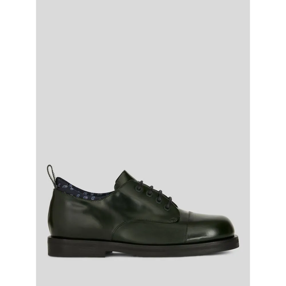 LACE-UP SHOES WITH PAISLEY PATTERN