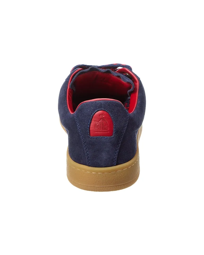 LANVIN Basses Curb Lite Suede Sneaker