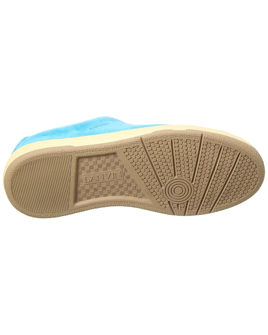LANVIN Basses Curb Lite Suede Sneaker