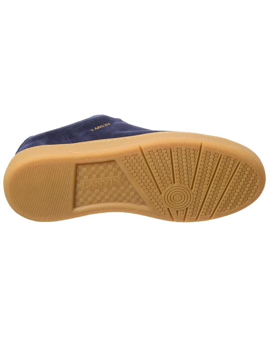 LANVIN Basses Curb Lite Suede Sneaker