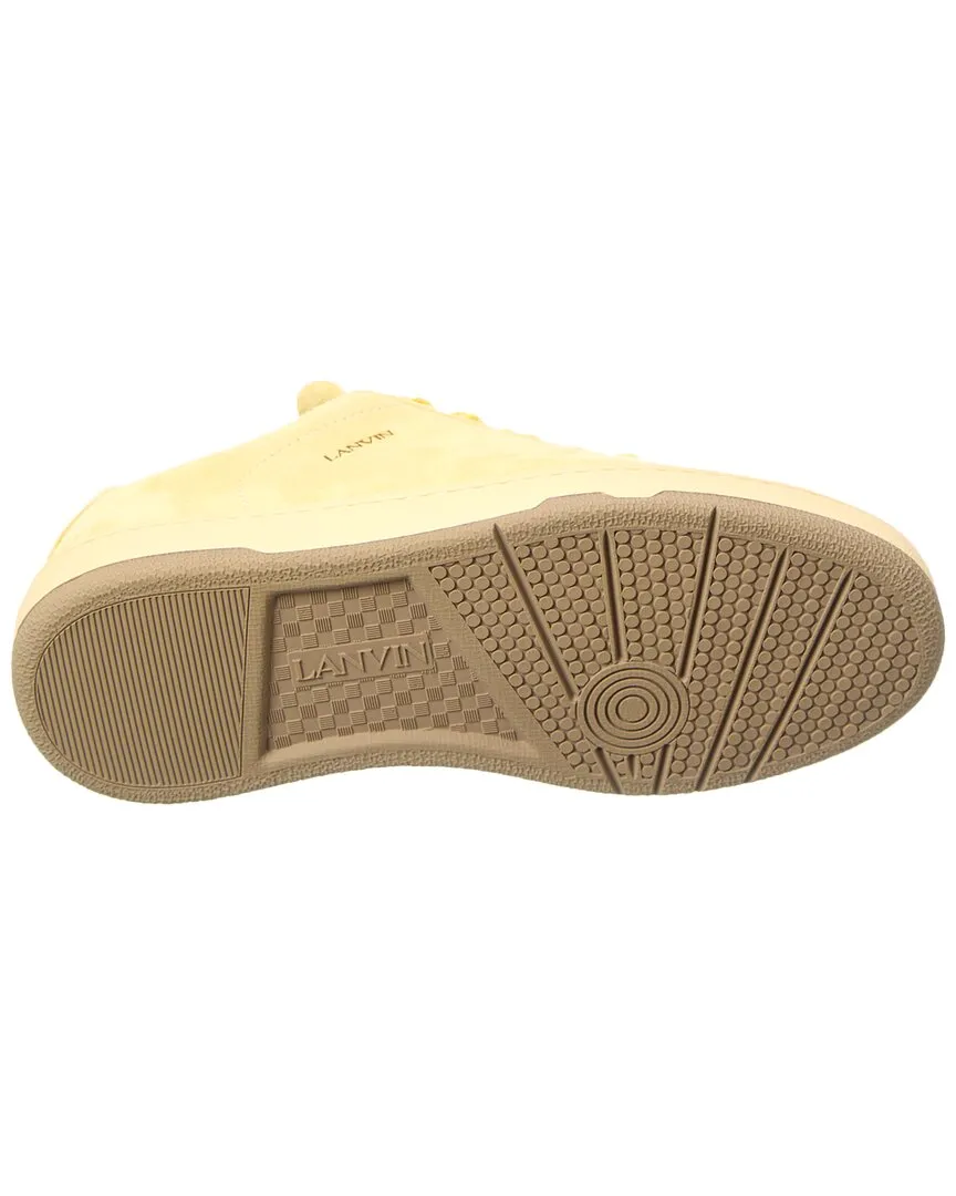 LANVIN Basses Curb Lite Suede Sneaker