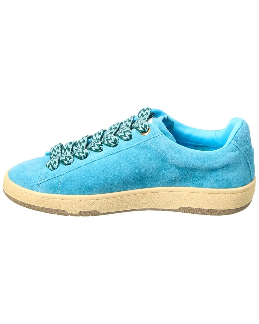 LANVIN Basses Curb Lite Suede Sneaker