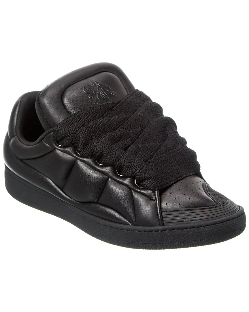 LANVIN Basses Curb XL Leather Sneaker