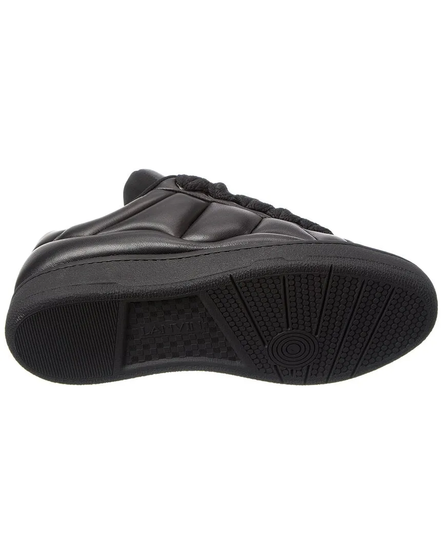 LANVIN Basses Curb XL Leather Sneaker