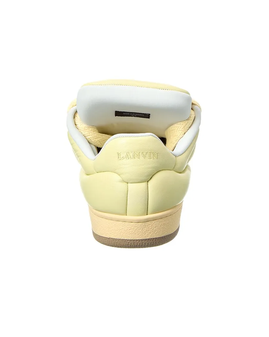 LANVIN Basses Curb XL Leather Sneaker