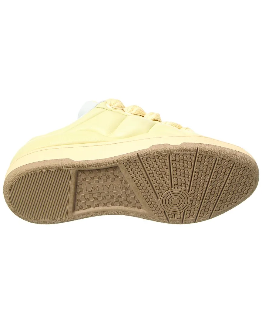 LANVIN Basses Curb XL Leather Sneaker