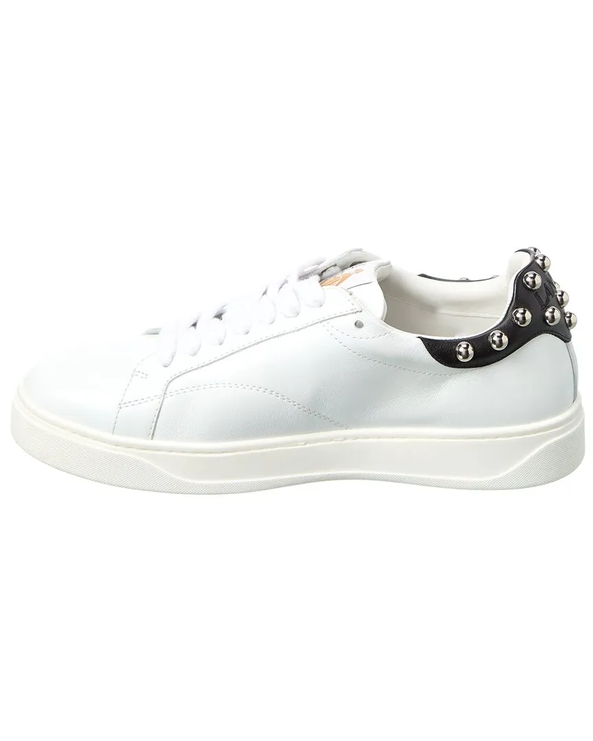 LANVIN DBB0 Studs Leather Sneaker