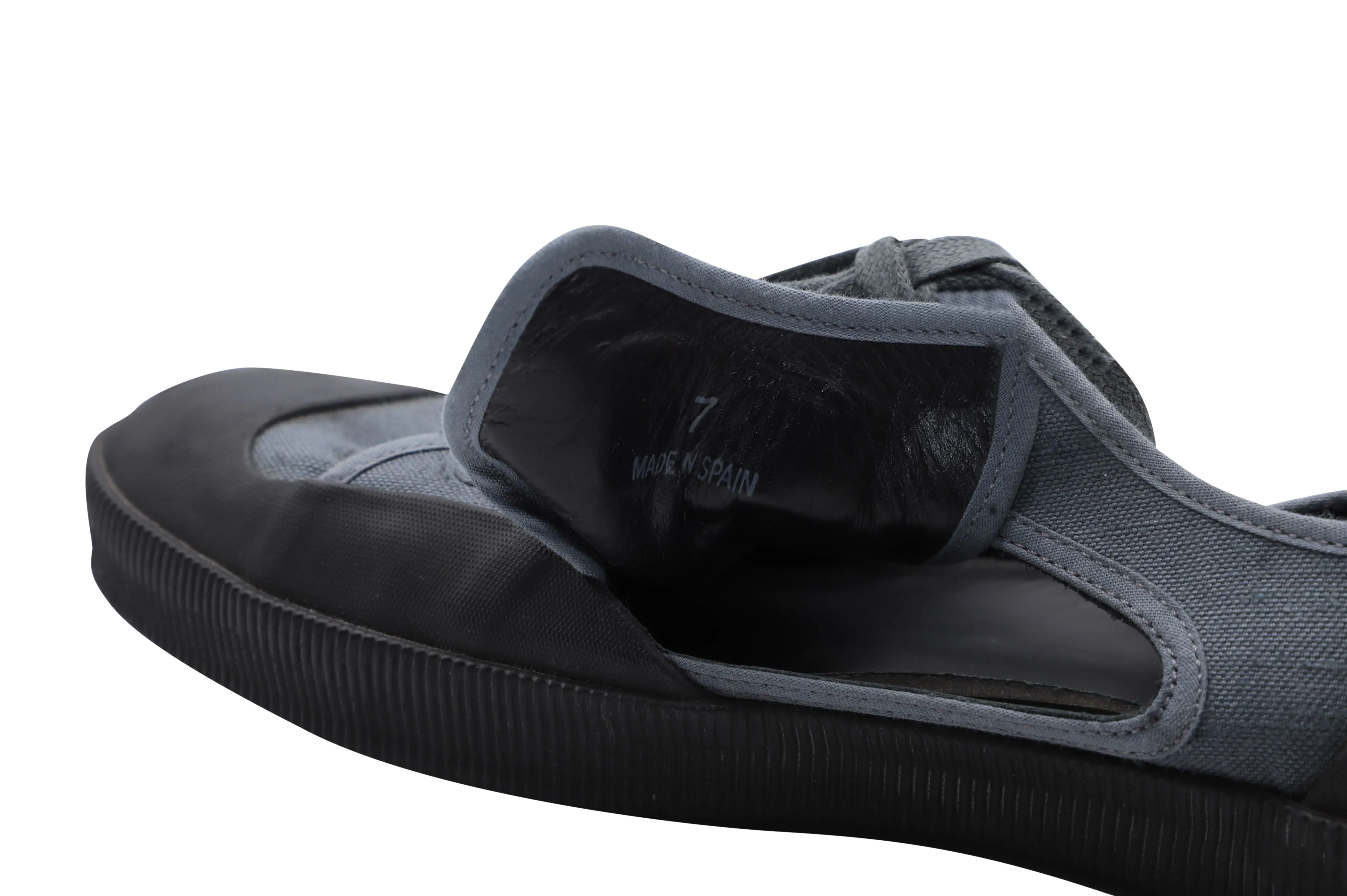 Lanvin Open Low-top Sneakers in Grey Canvas