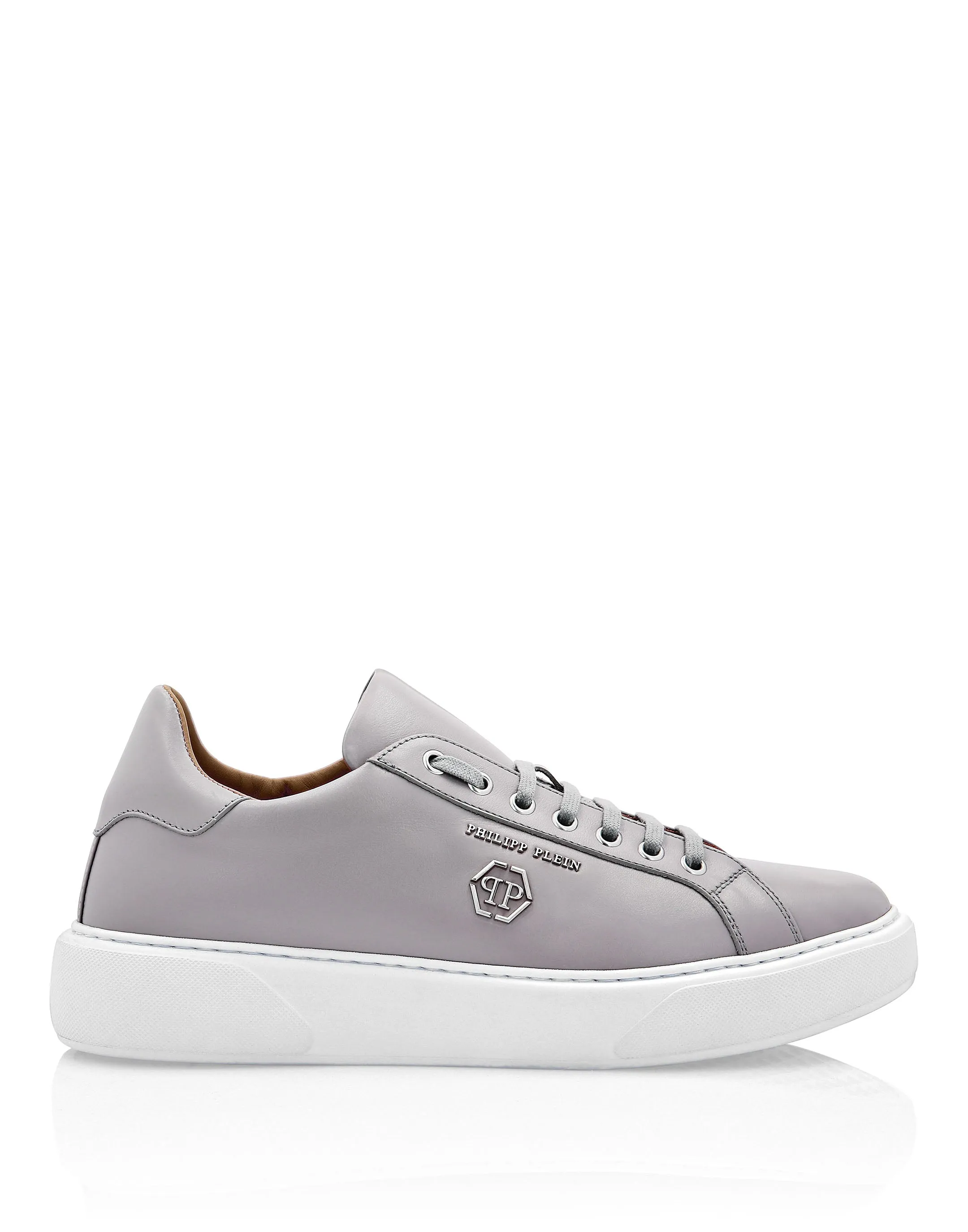 Leather Lo-Top Sneakers Hexagon