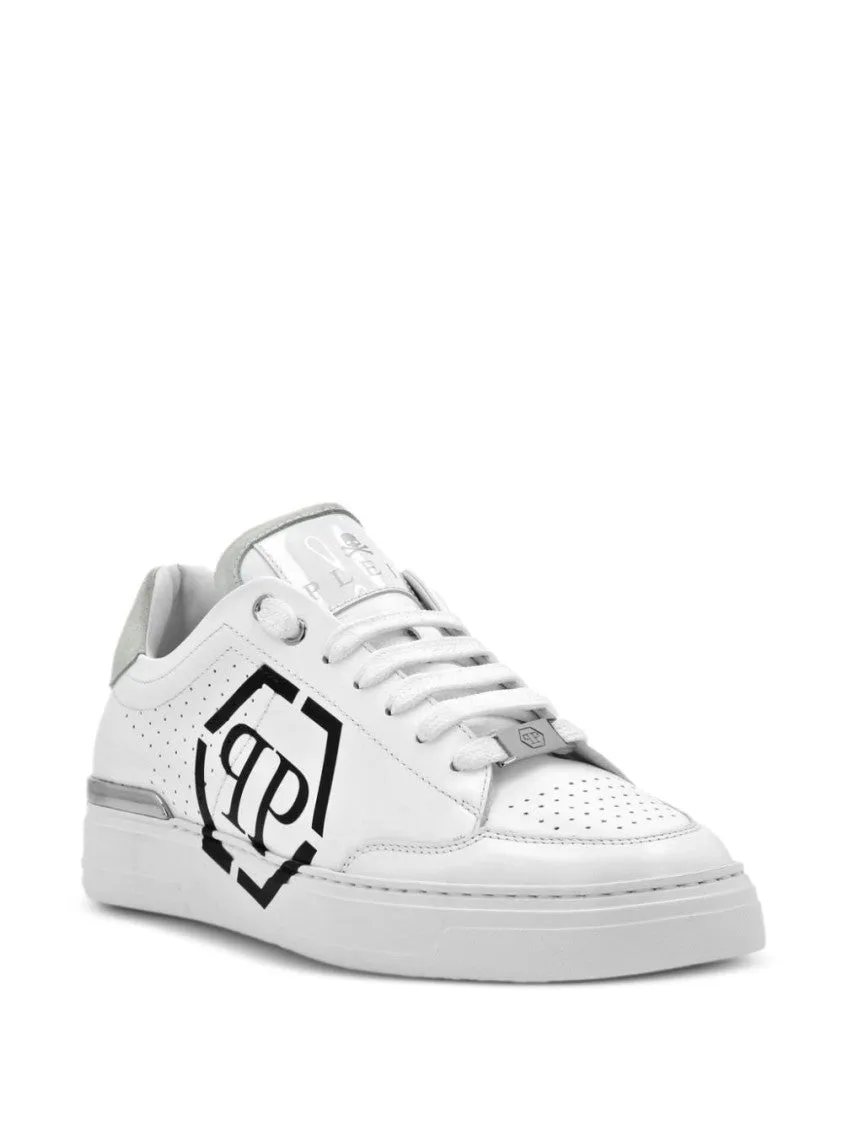 Leather Sneaker With Logo