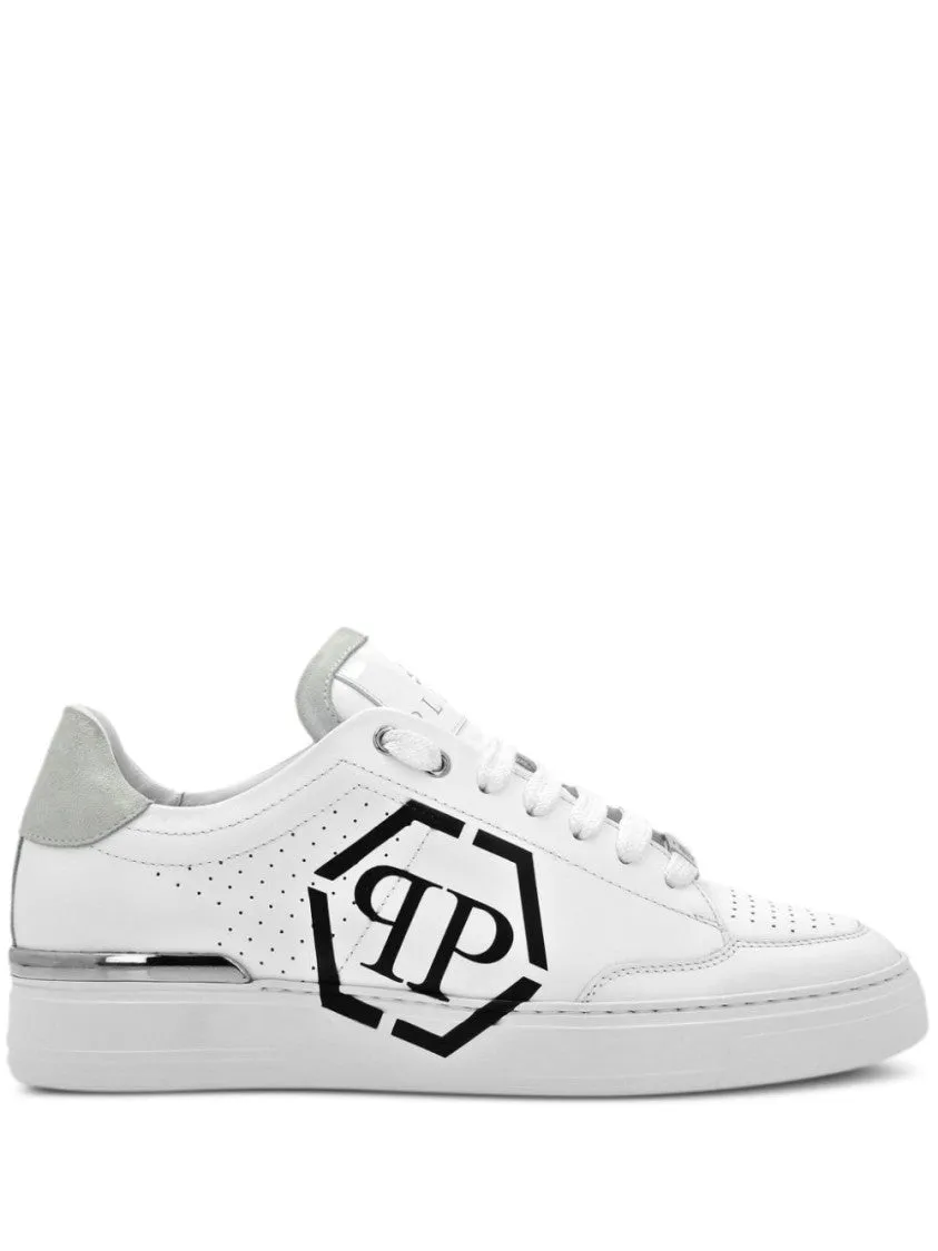 Leather Sneaker With Logo