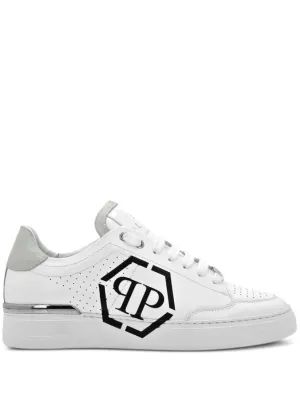 Leather Sneaker With Logo