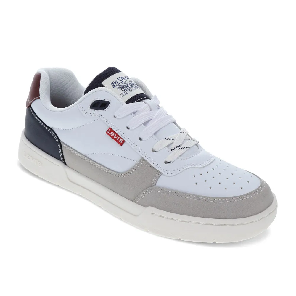 Levi's Mens La Jolla Synthetic Leather Casual Lace Up Sneaker Shoe